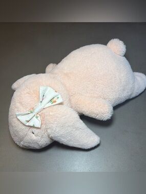 Pillowfort Weighted Plush Pink Bunny Rabbit Stitch Undone Read Emotional Support